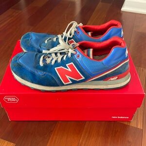 New Balance- red white blue old school sneakers- 13